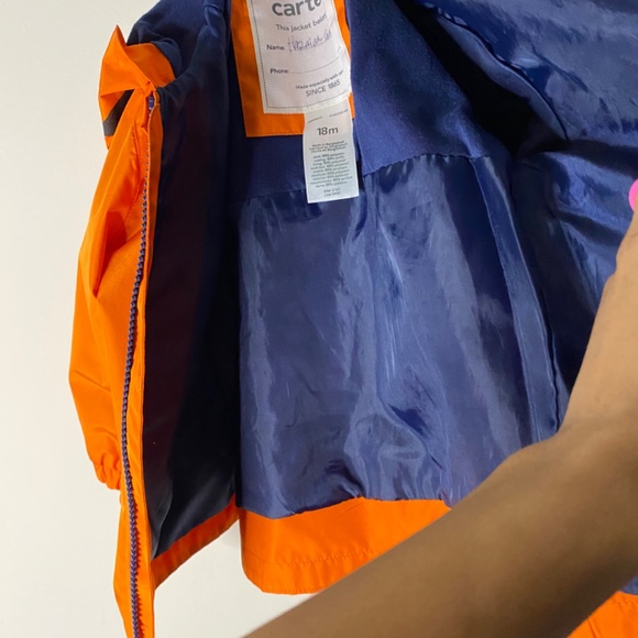18 month old unisex rain jacket; Carter's - Picture 8 of 8